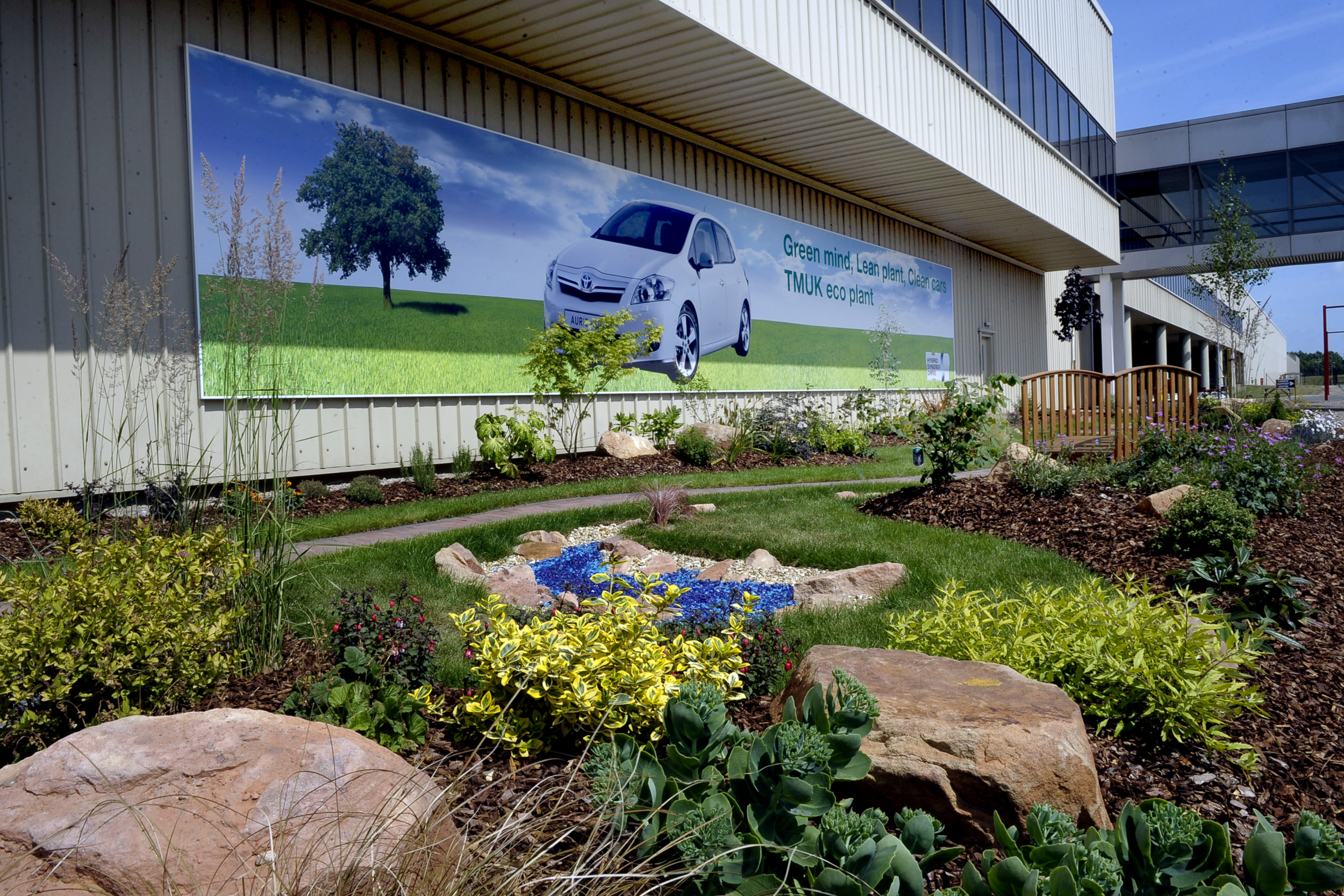 Grünes Toyota-Werk in Burnaston, Derbyshire 