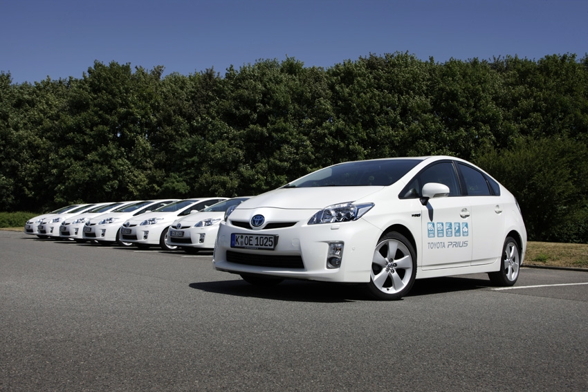 Toyota Prius Hybrid-Shuttle für Modekenner auf der CPD Düsseldorf