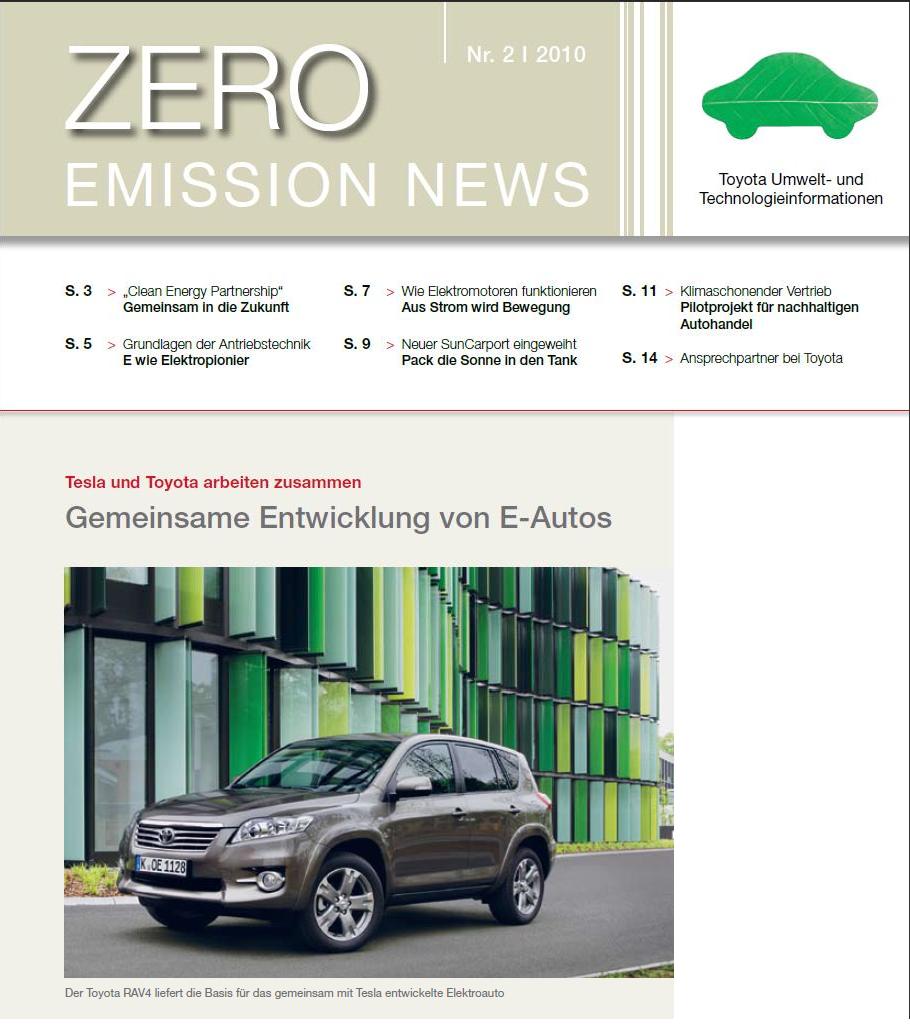Screenshot Zero Emission News