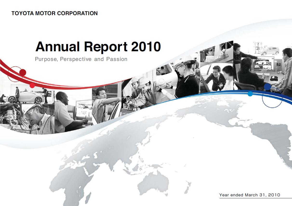 Geschäftsbericht 2010 der Toyota Motor Corporation