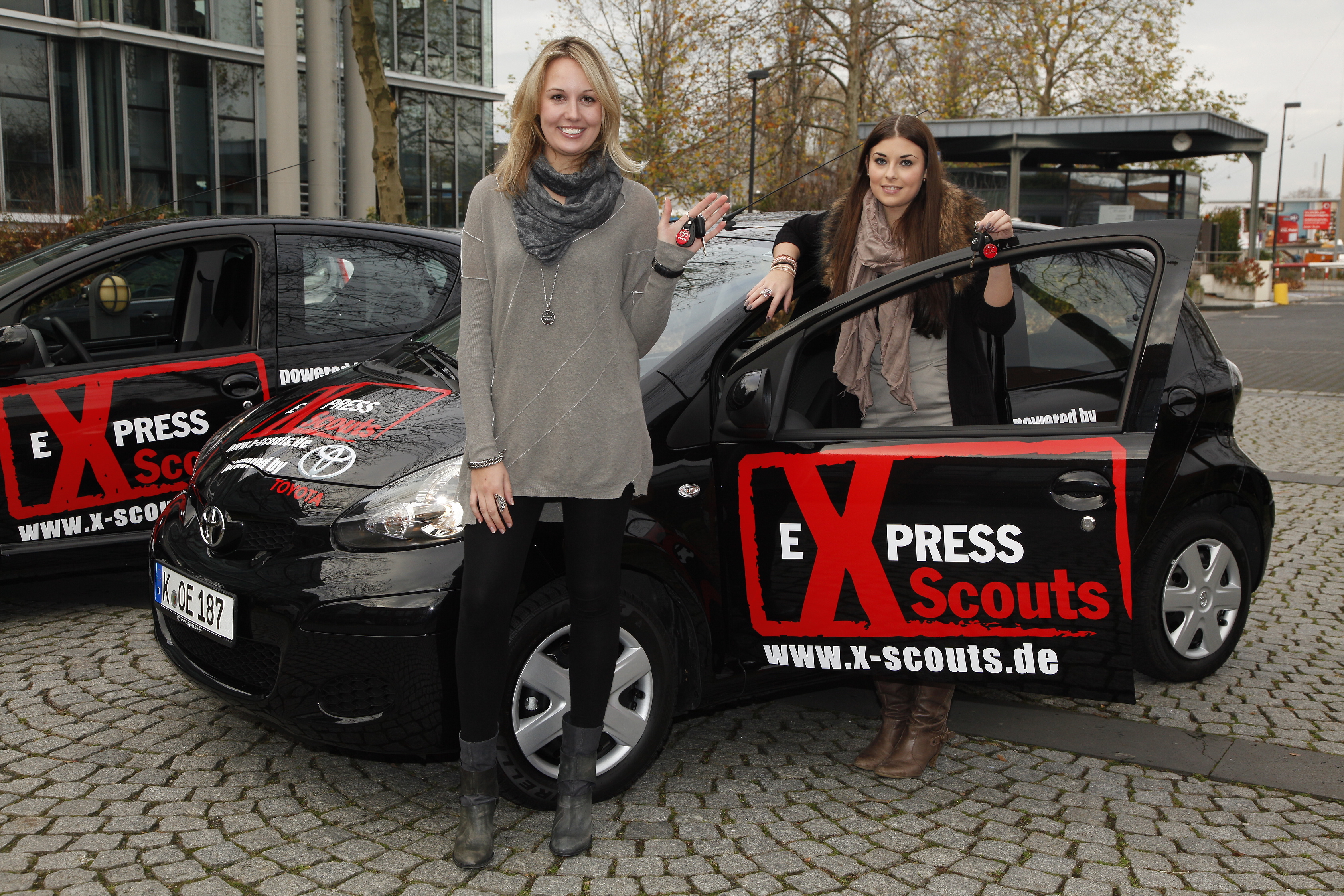 Die Express X-Scouts in Köln bekommen zwei Toyota AYGO