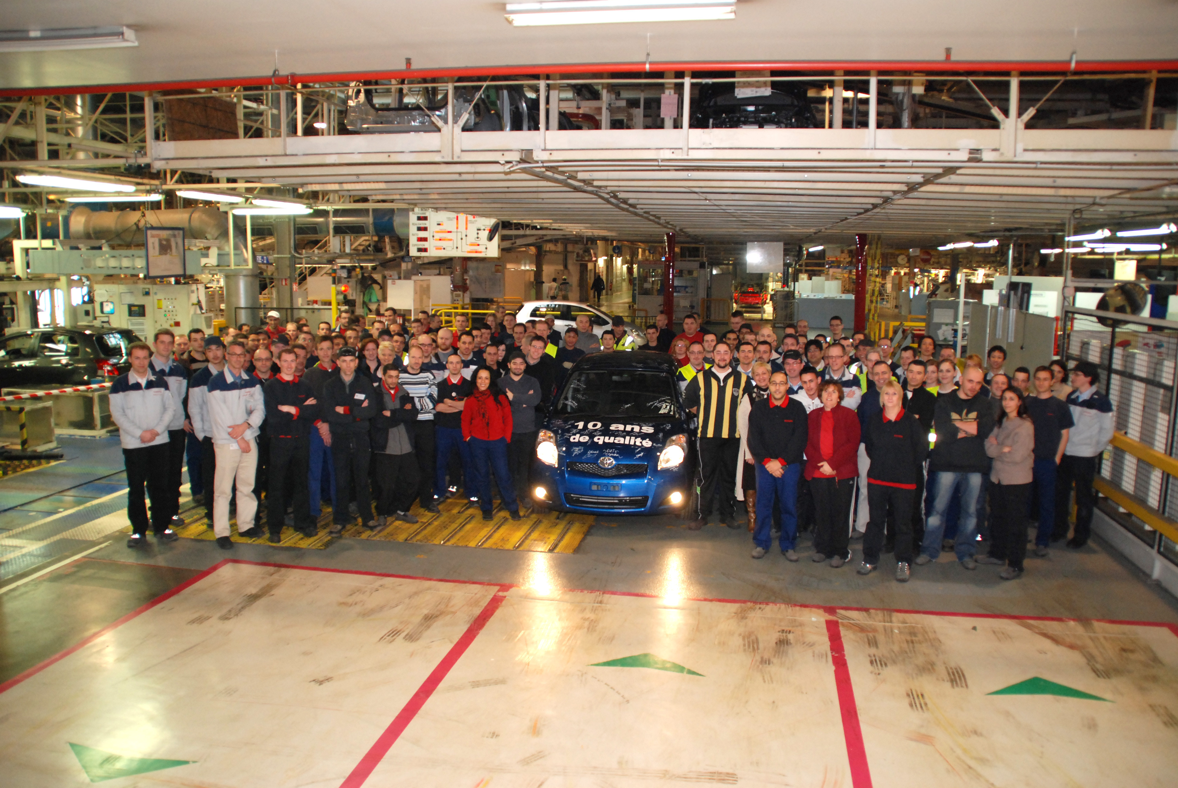 10 Jahre Toyota Yaris Produktion im französischen Valenciennes