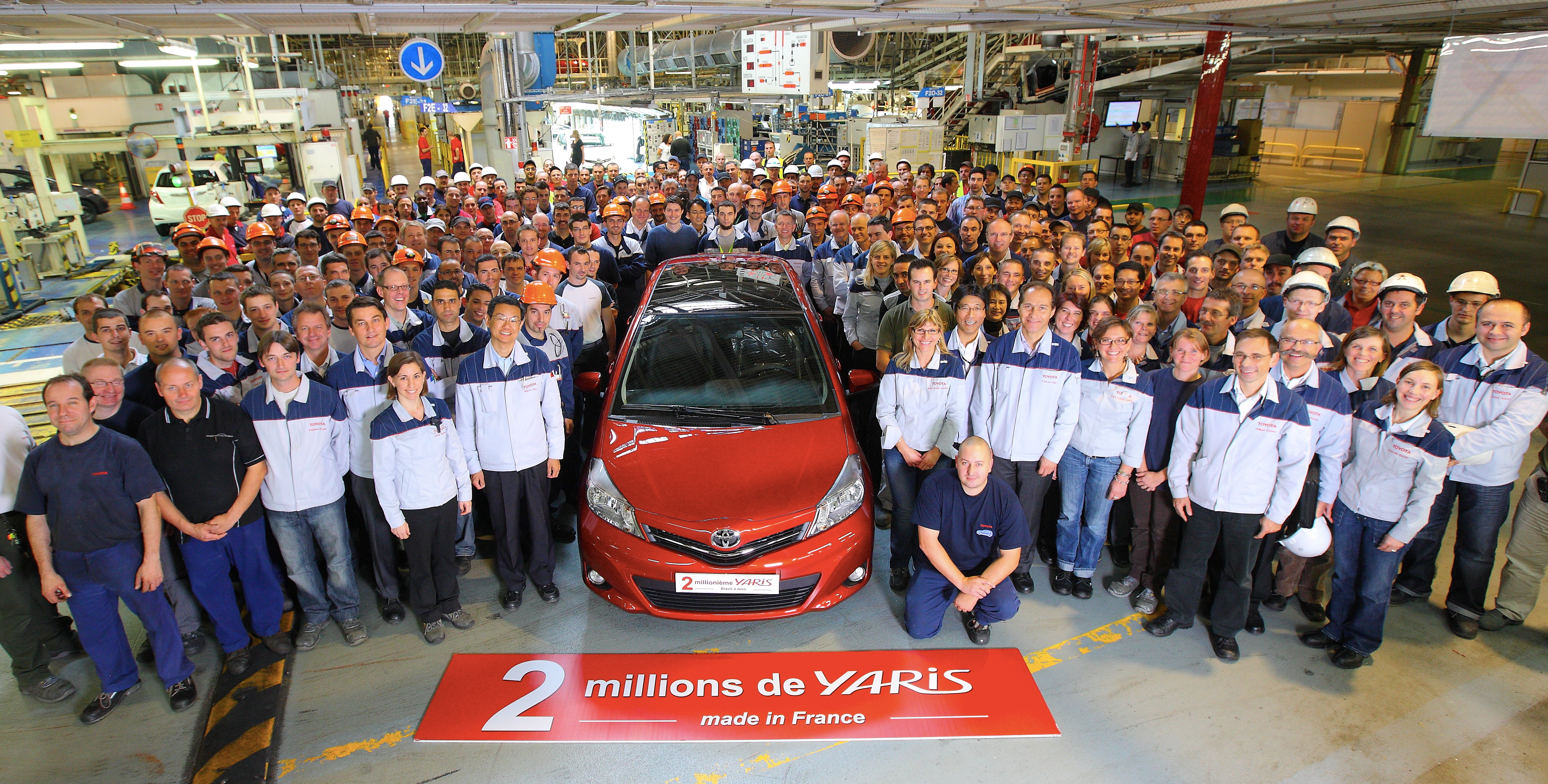 Zweimillionste Toyota Yaris made in  Frankreich