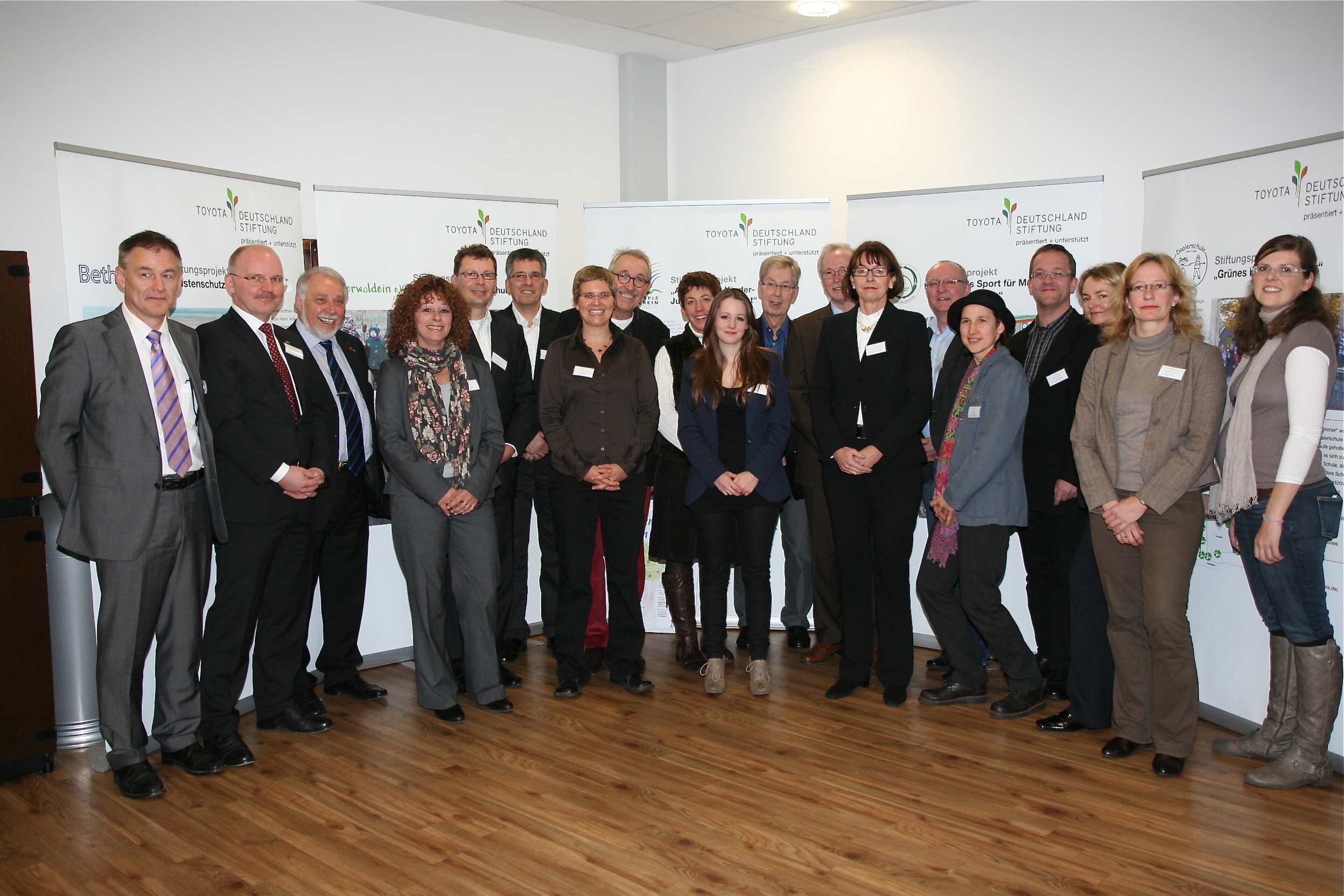Toyota Stiftungsfeier 2011 - die prämierten Organisationen und Projekte