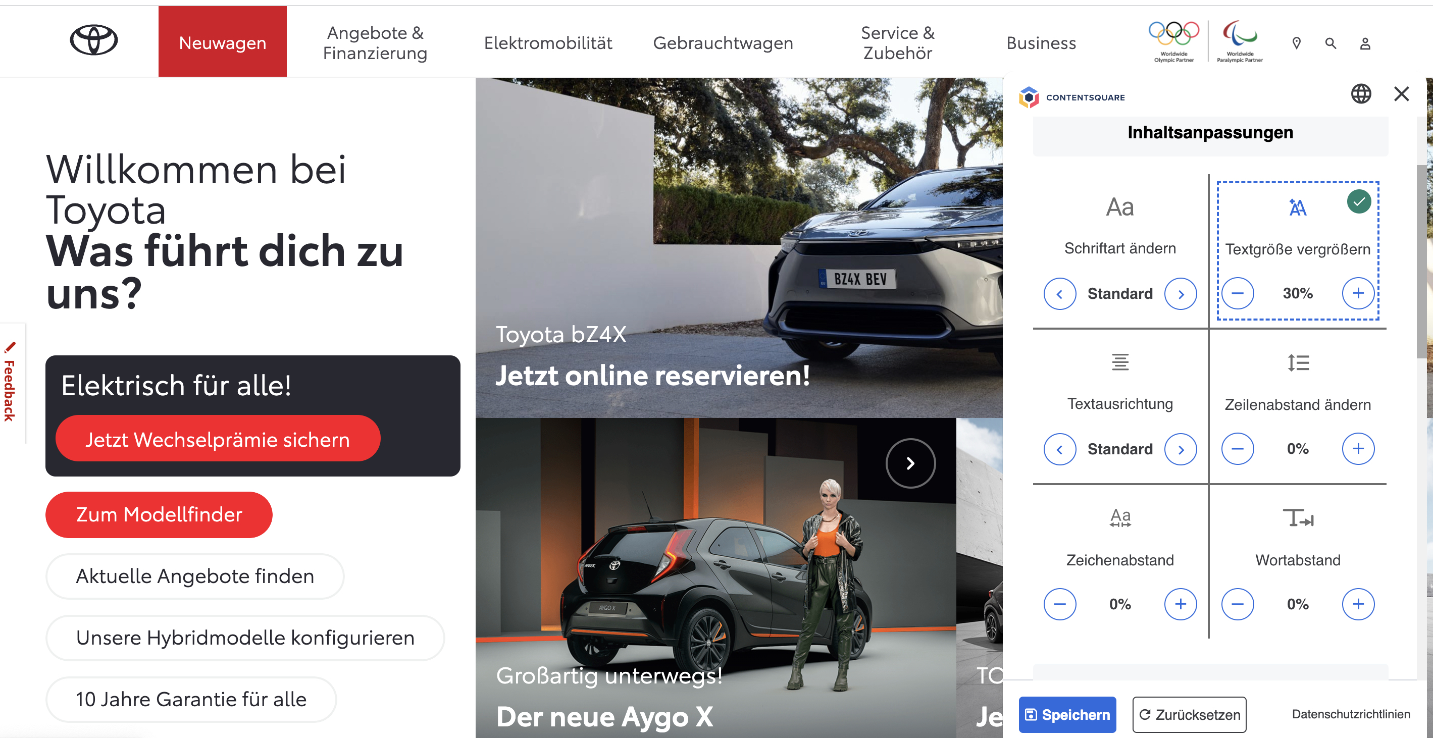 Toyota Deutschland mit verbesserter Kundenwebseite