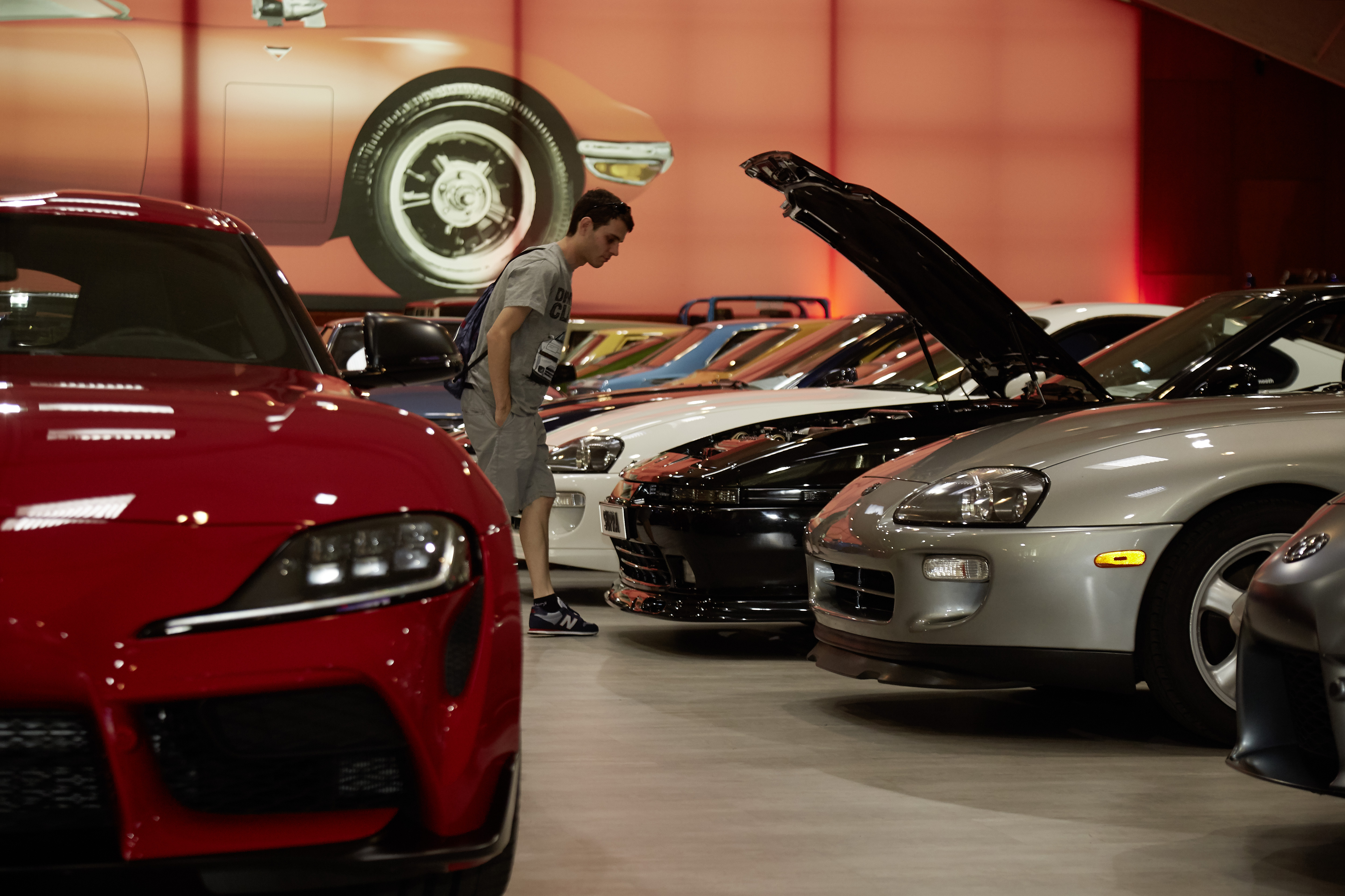 Toyota GR Supra mit Vorgängern in der Toyota Collection<br>
Quelle Toyota - Harald Dawo