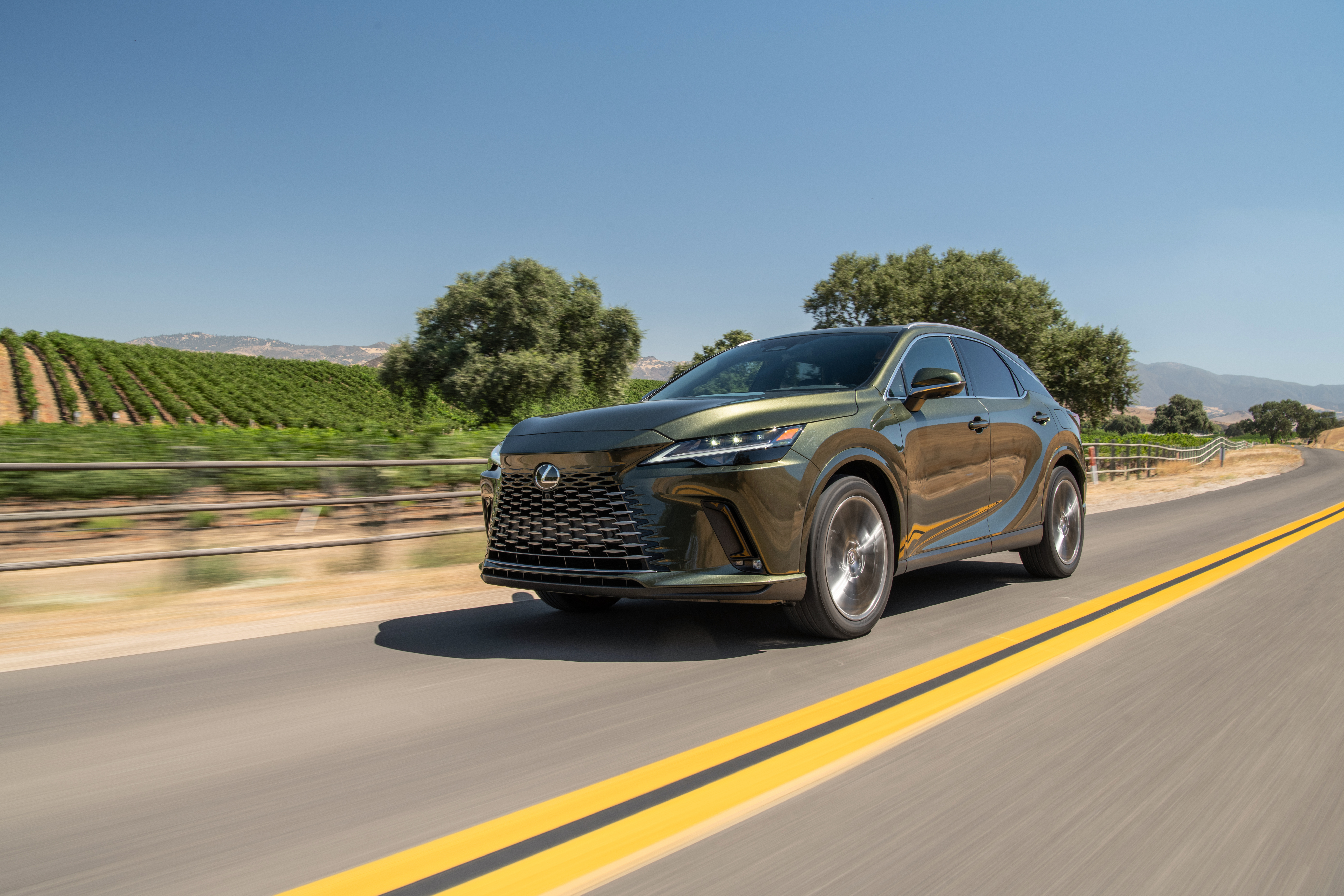 RX 450h+ Luxury - Terrane Khaki (Nori Green Pearl) - Peppercorn
