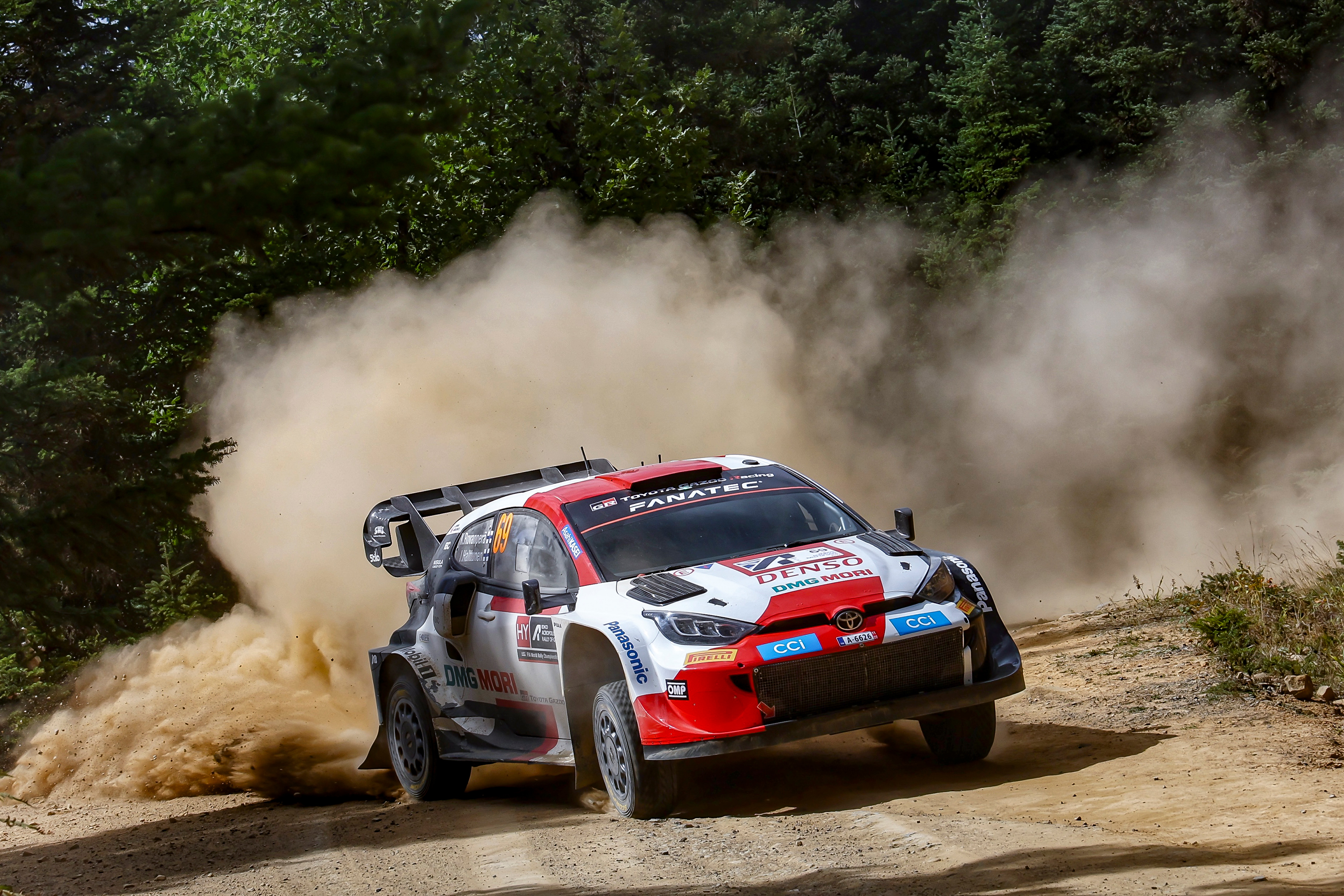 Der Toyota GR Yaris Rally1 Hybrid bei der Rallye-Weltmeisterschaft in Neuseeland
