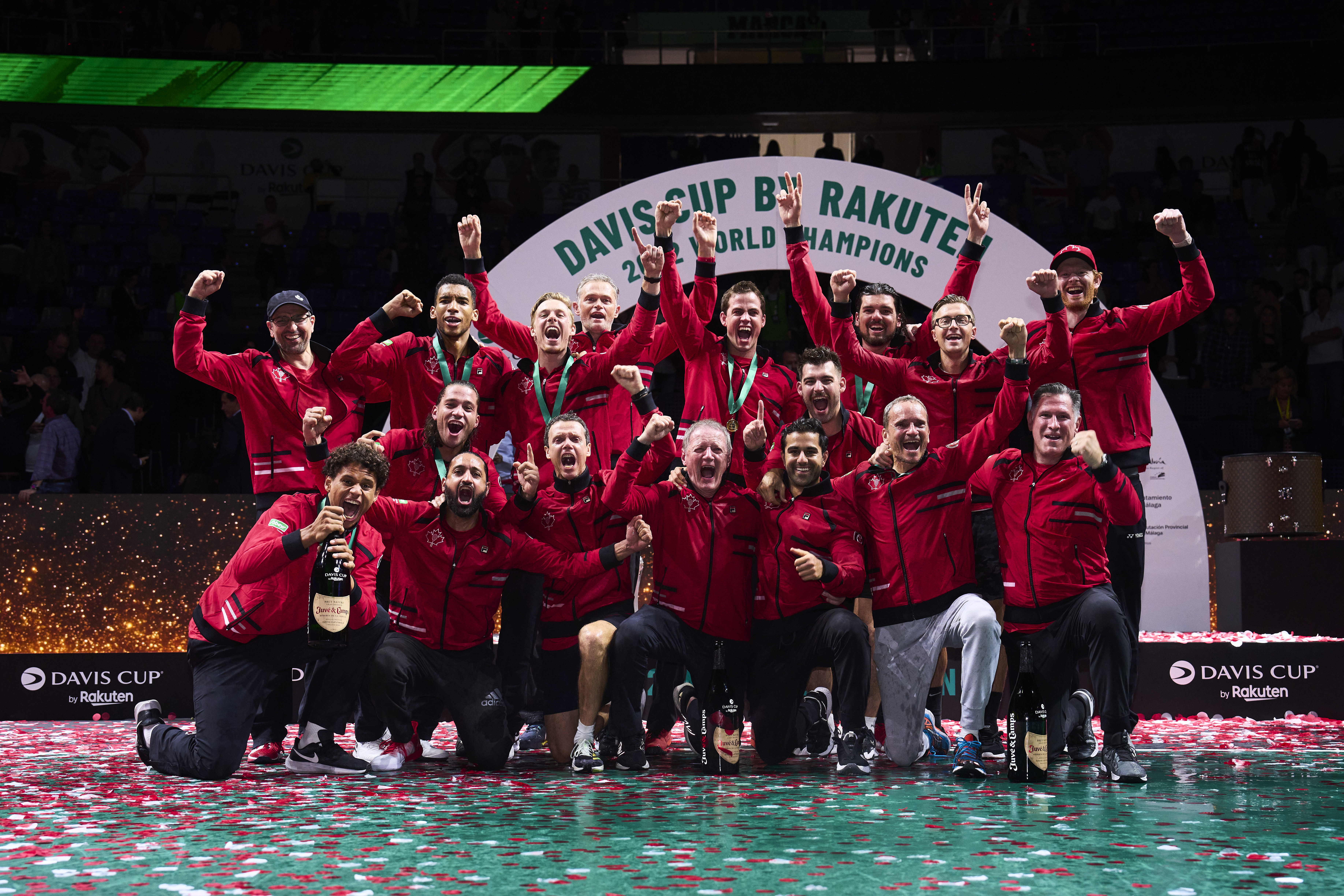 MALAGA, SPAIN - NOVEMBER 27: Davis Cup by Rakuten Finals 2022 at Palacio de Deportes Jose Maria Martin Carpena on November 27, 2022 in Malaga, Spain. (Photo by Diego Souto/ Quality Sport Images / Kosmos Tennis)