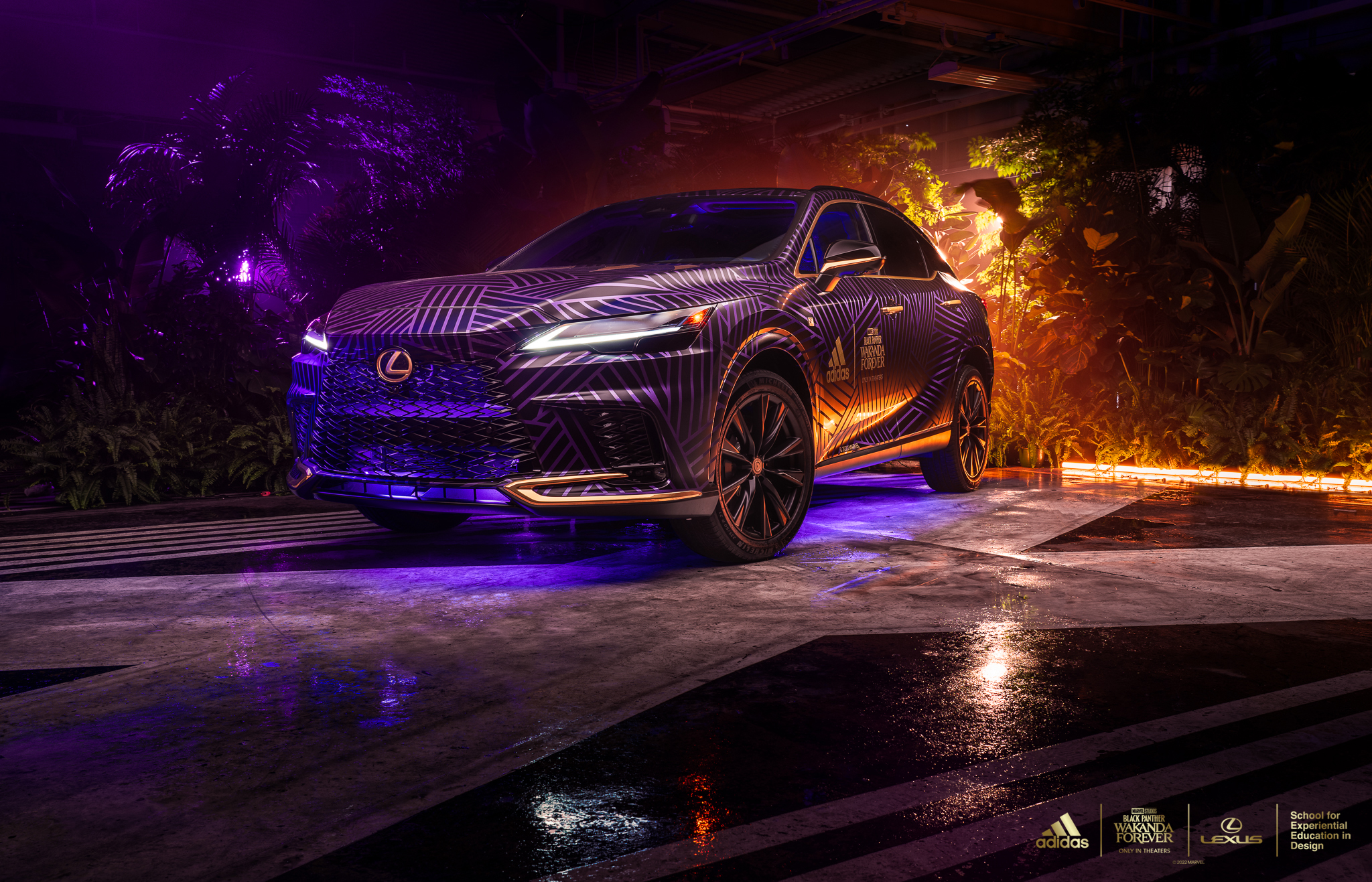Lexus RX x adidas x Wakanda Forever - Black Panther
