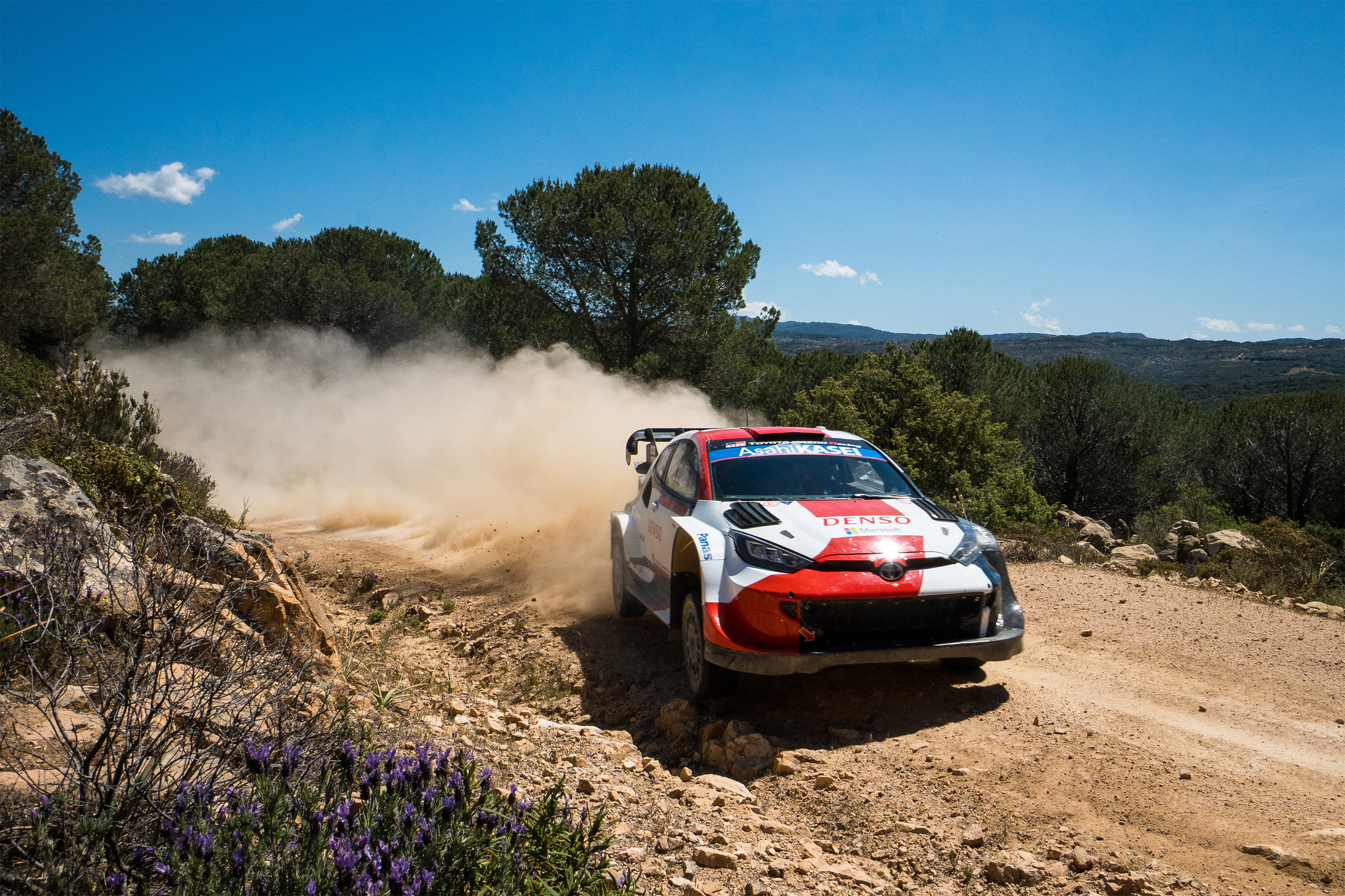 Toyota Gazoo Racing reif für die Insel<br> Rally Italia Sardegna sechster Lauf der FIA Rallye-Weltmeisterschaft (WRC)