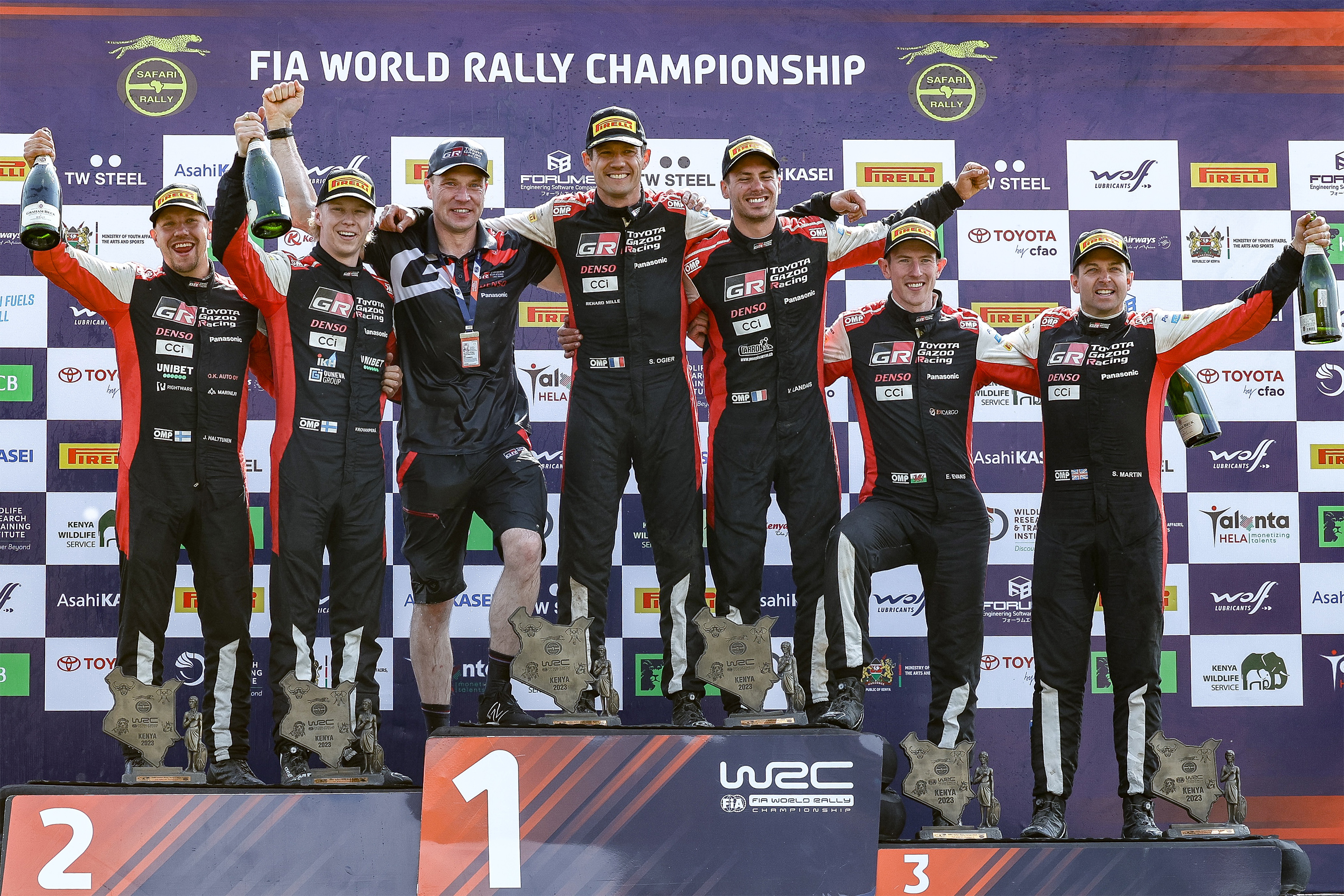 Podium Zeremonie
