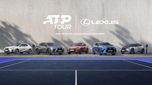 Lexus ATP Tour<br>
Von links nach rechts: UX 250h, NX 450h+, LBX, RX 500h, RZ 450e