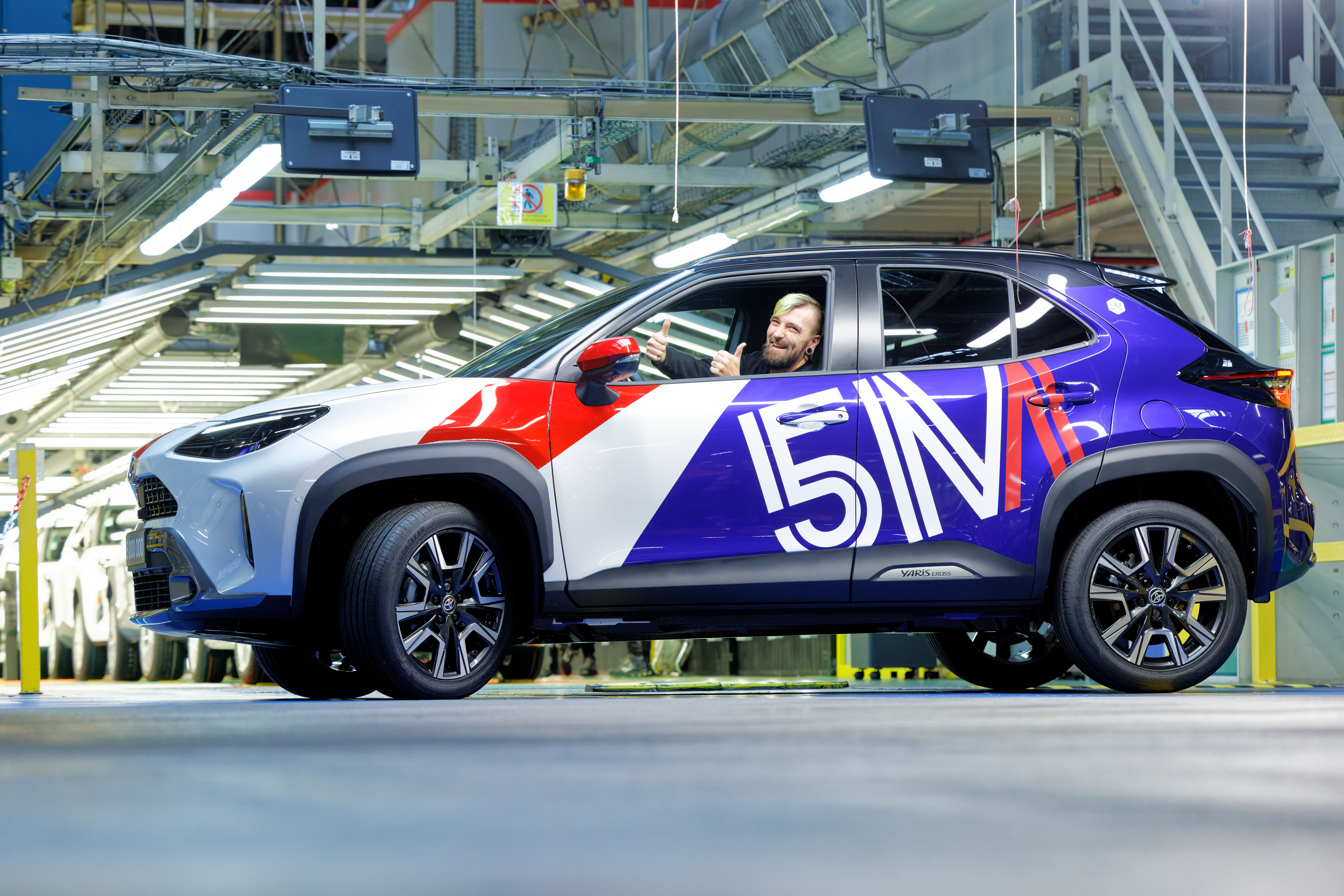 Fünfmillionster Toyota aus Frankreich<br>
Toyota Werk in Valenciennes feiert Meilenstein in der Produktion 