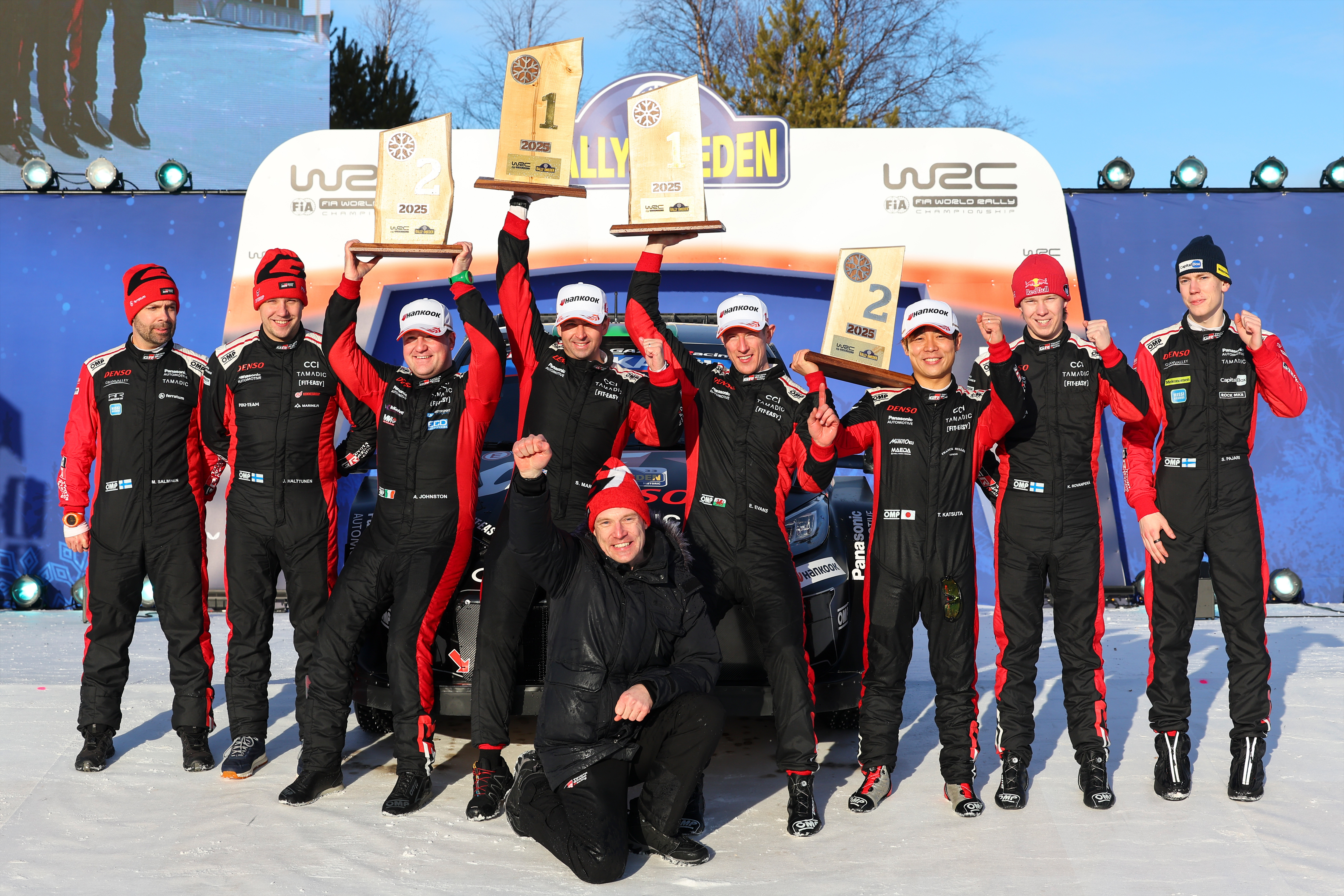 Toyota Gazoo Racing feiert erneuten Doppelsieg bei der Rallye Schweden