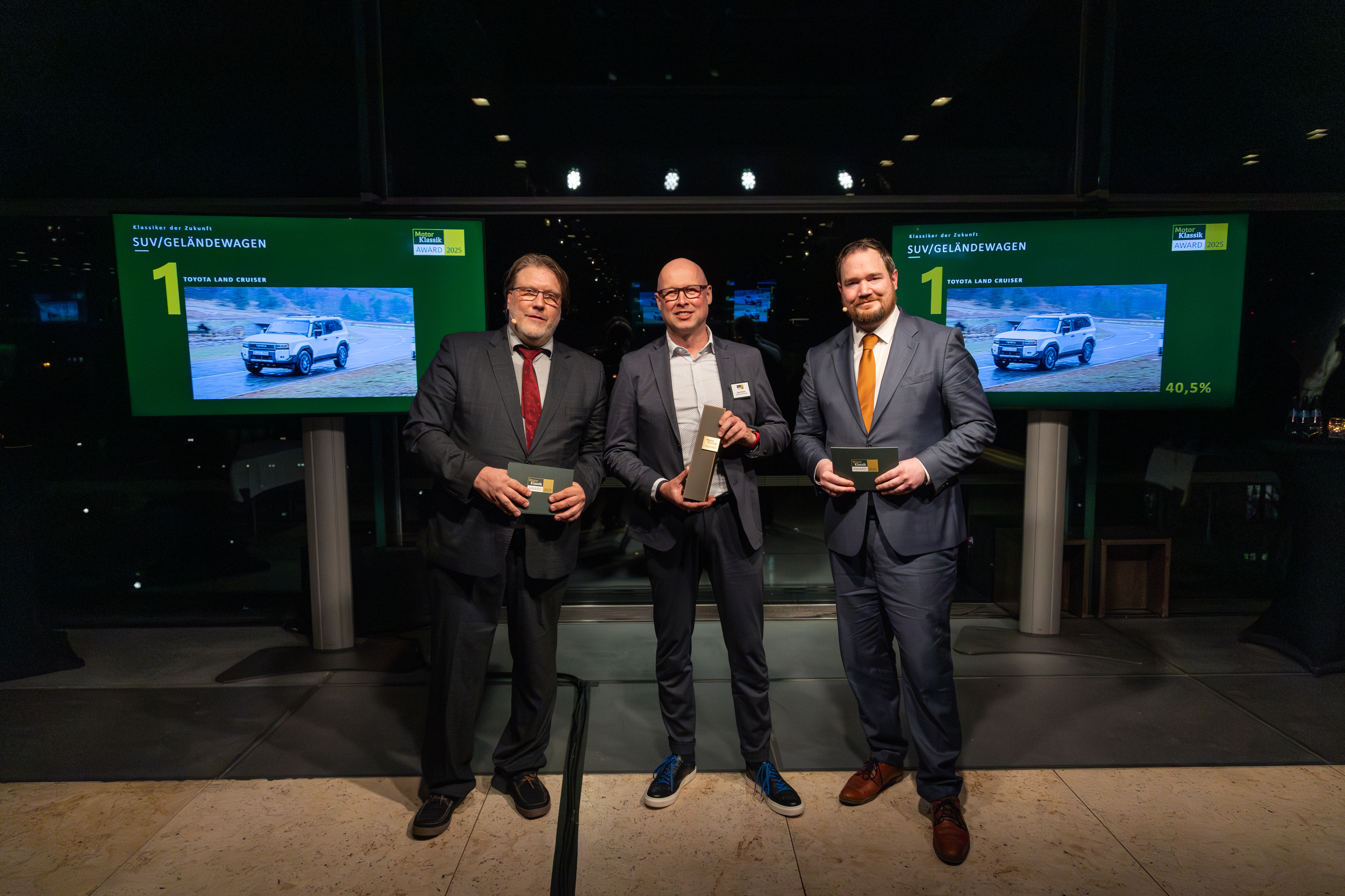 Toyota Land Cruiser gewinnt „Motor Klassik Award 2025“<br>
Allrad-Allrounder zum „Klassiker der Zukunft“ gekürt