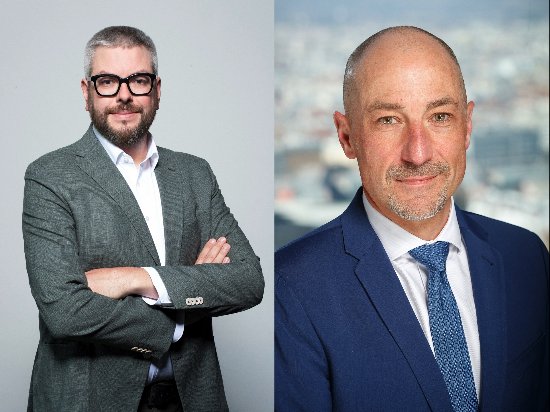 von links nach rechts:<br>
neuer Direktor Vertrieb Toyota, Holger Kiener<br>
neuer General Manager Lexus, Michael Röck