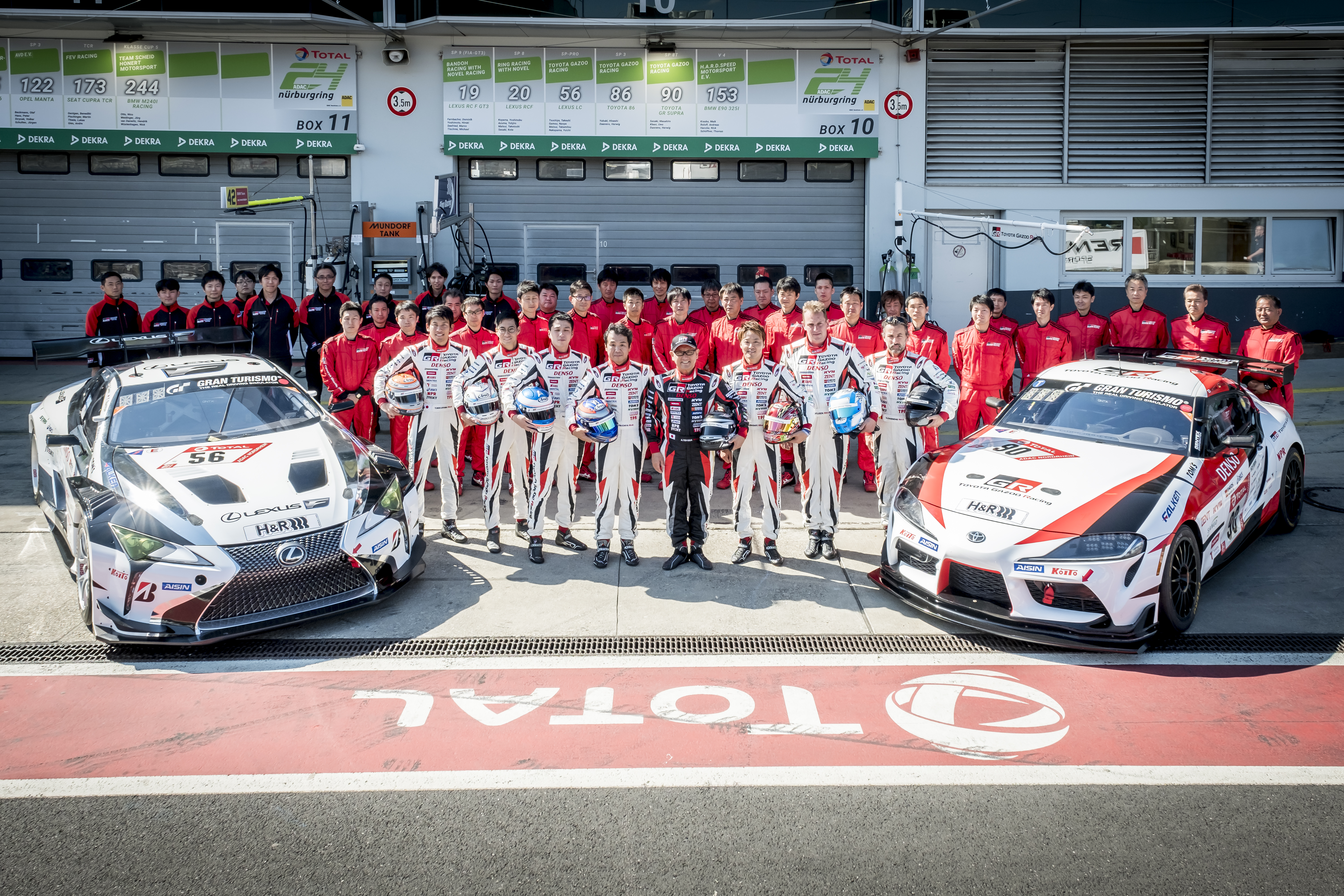 90672 TOYOTA GAZOO Racing beim ADAC 24h Rennen am Nürburgring 2019