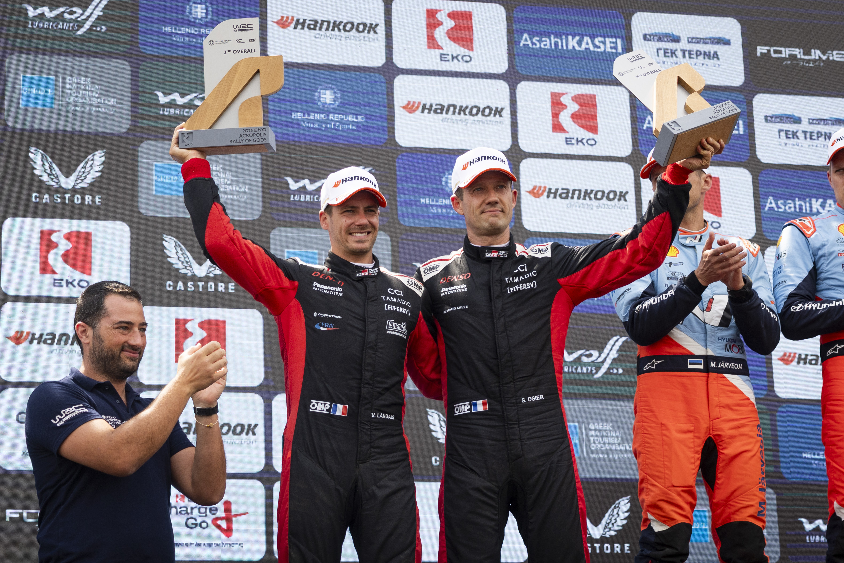Toyota Gazoo Racing feiert Sonntagssieg und zweiten Gesamtrang<br>
Erfolgreicher Abschluss der Akropolis-Rallye in Griechenland