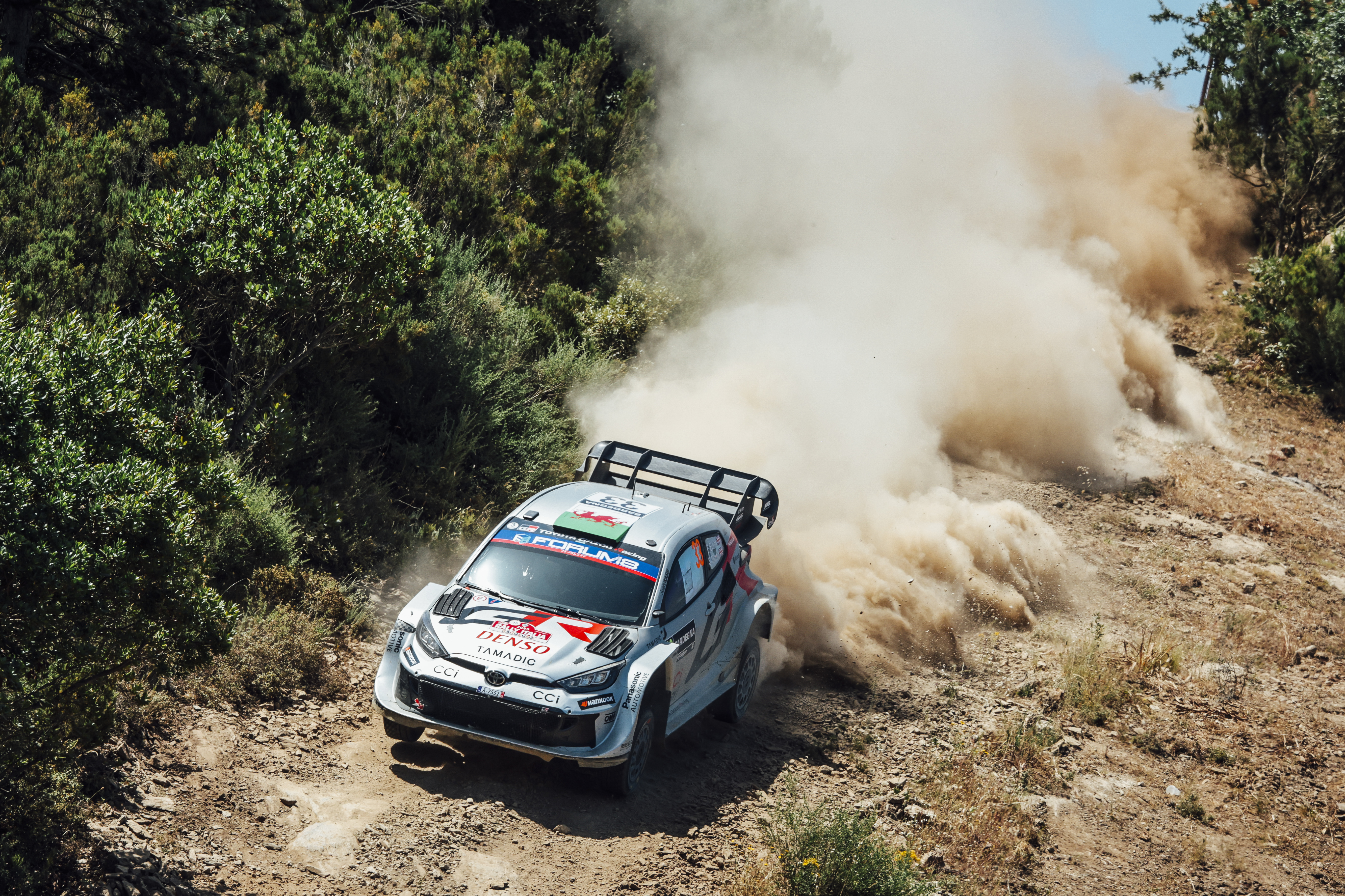 Toyota GR Yaris Rally1 mit Elfyn Evans