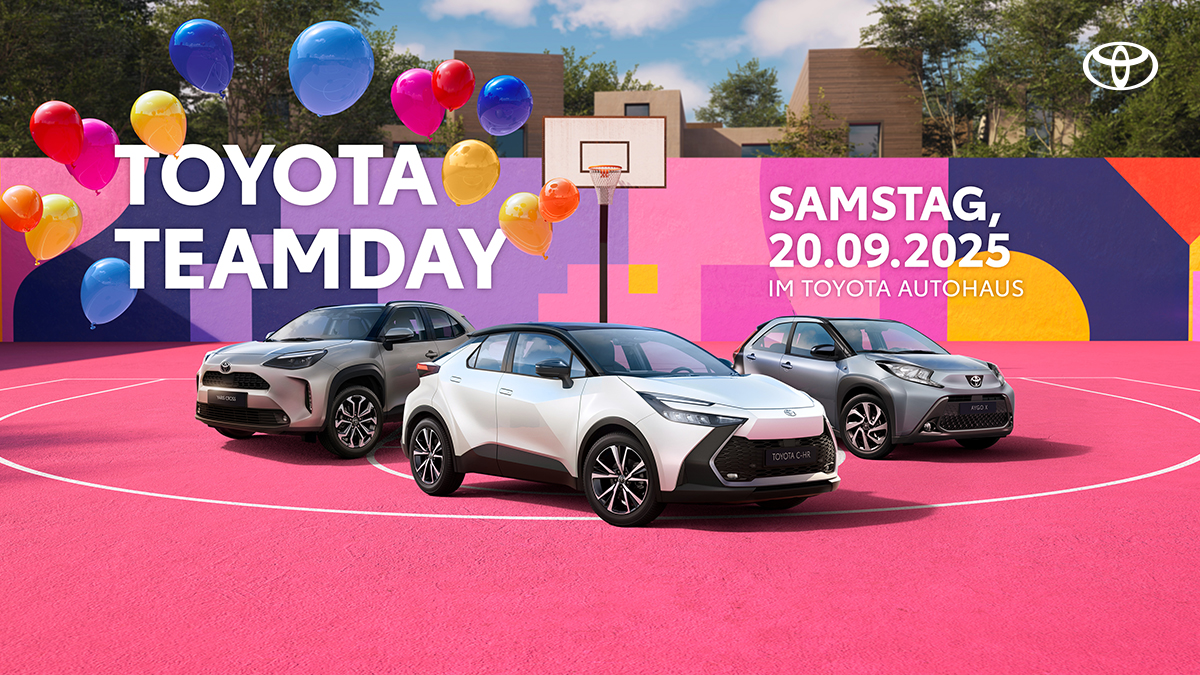 Mit attraktiven Angeboten in den Herbst<br>
Zweiter Teamday bei den Toyota Händlern
