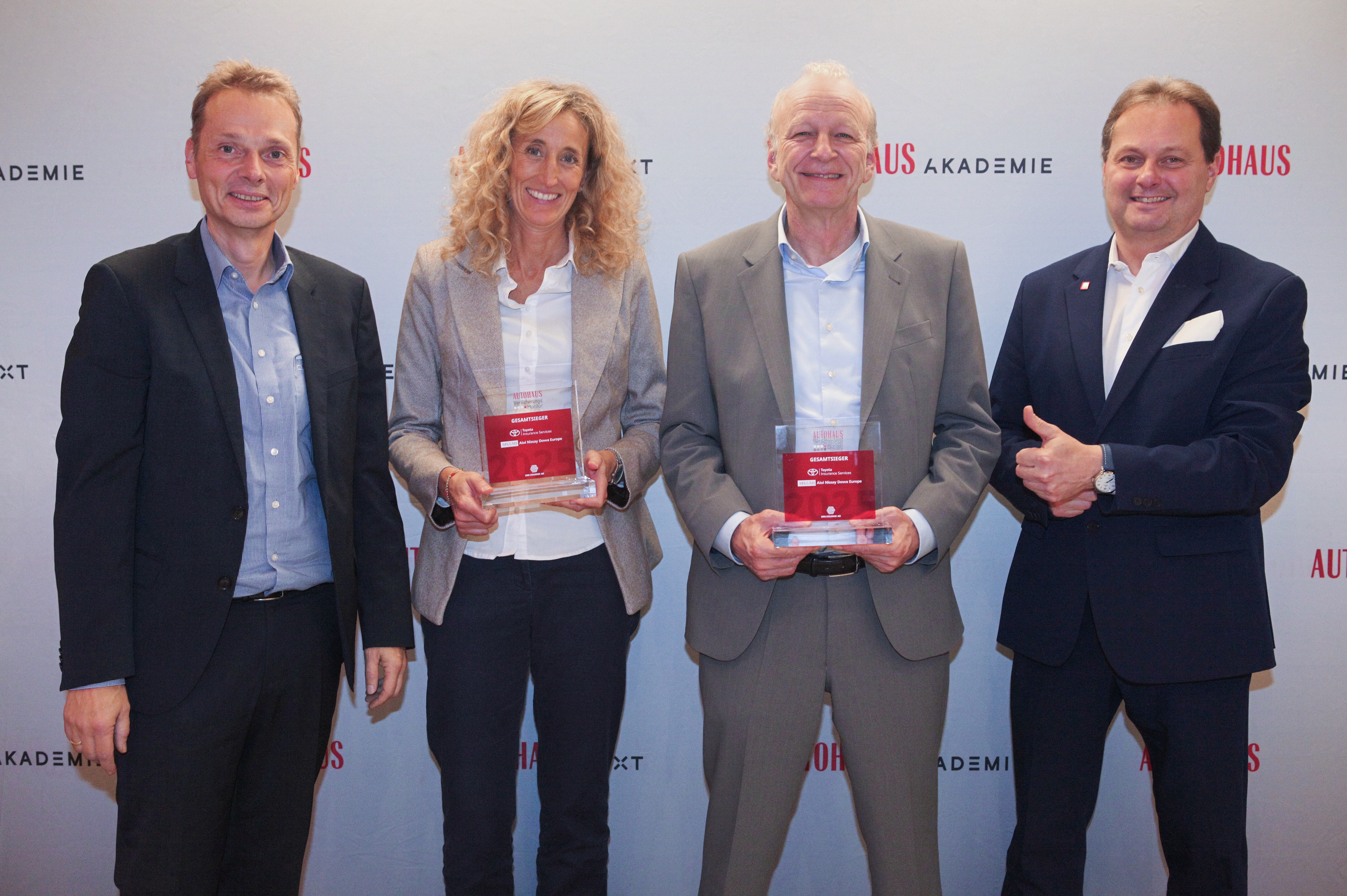 Gesamtsieger 2025 Toyota Insurance Services<br>
vlnr.: G. Riemer, J. Schnabel, M. Spangenberg, M. Kain