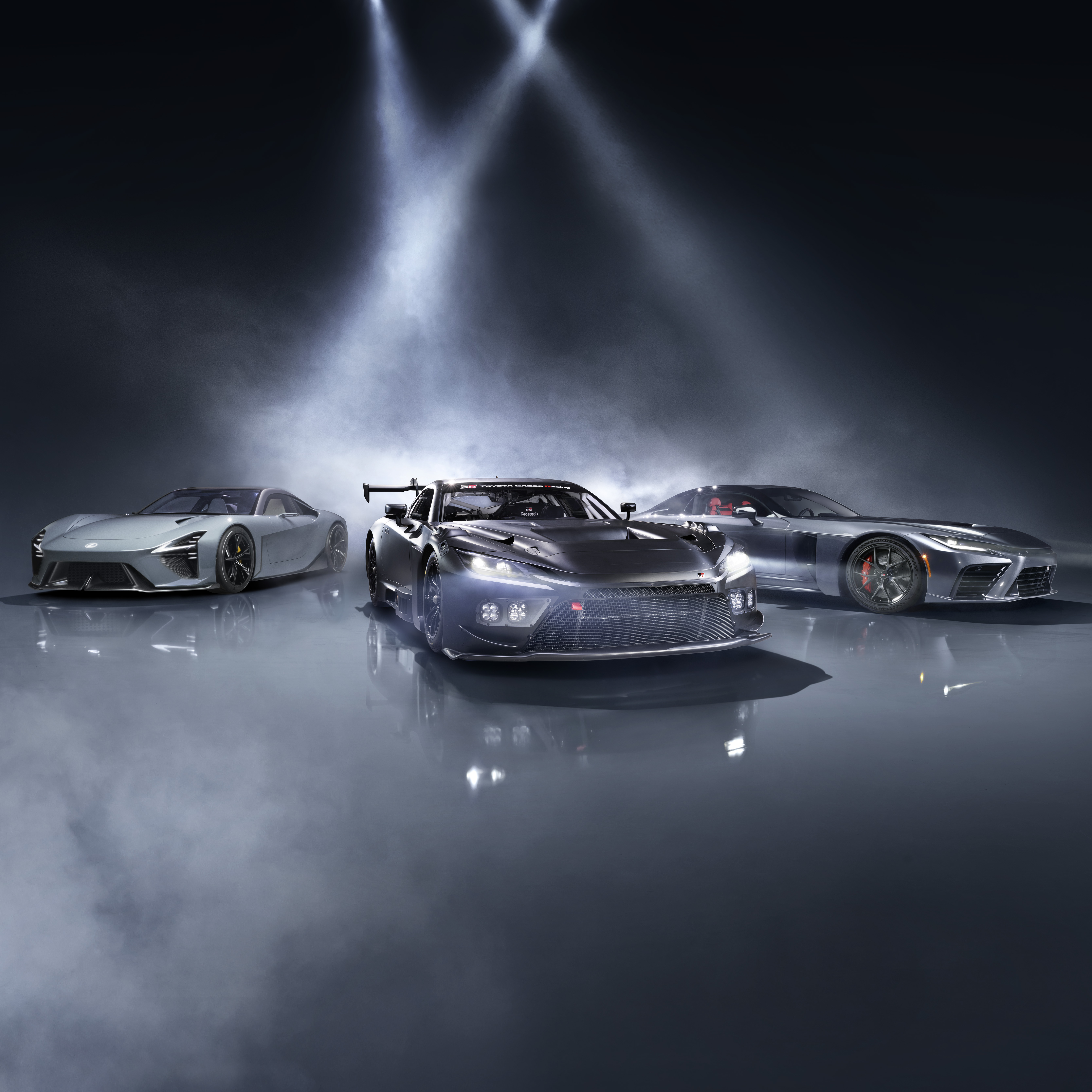 Dreifach-Weltpremiere: Toyota Gazoo Racing und Lexus enthüllen neue Sportwagen <br>
Sportliche Flaggschiffe für ein neues Zeitalter