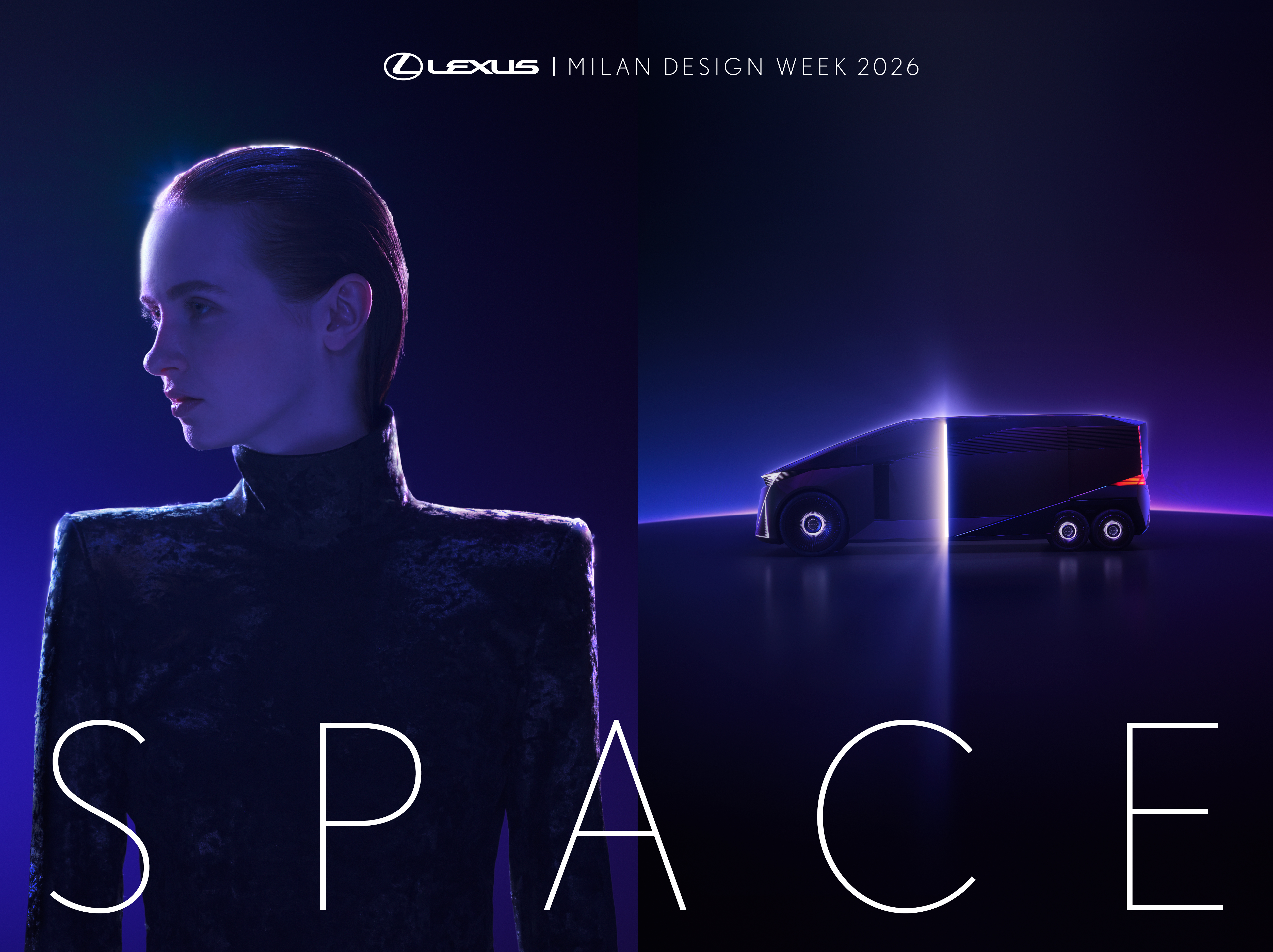 Lexus auf der Milan Design Week 2026: Raum in einer neuen Interpretation <br>
Premiere für die immersive Installation „SPACE“