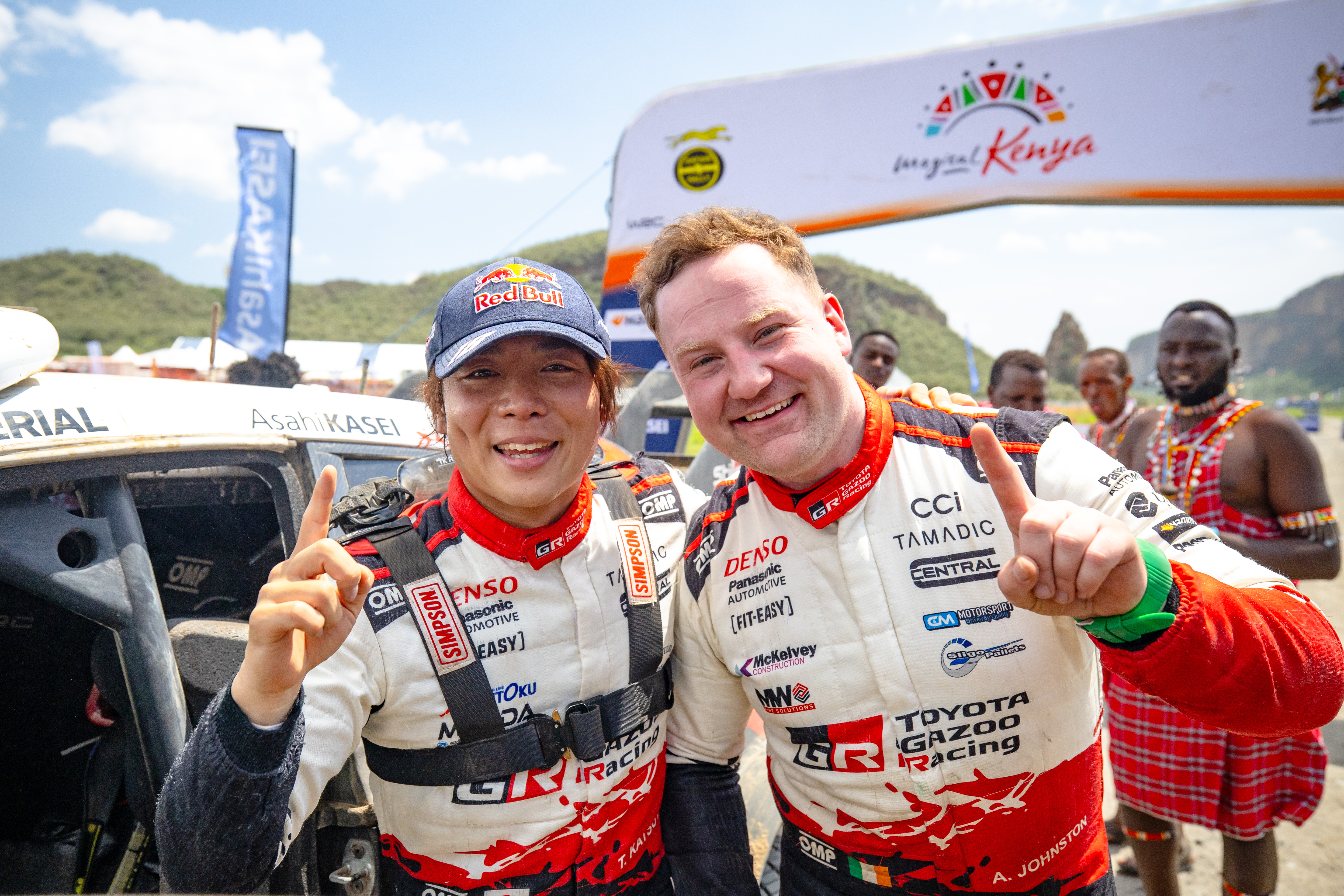 Das Toyota Gazoo Racing World Rally Team bei der 2026 Safari Rallye Kenya - Tag 4