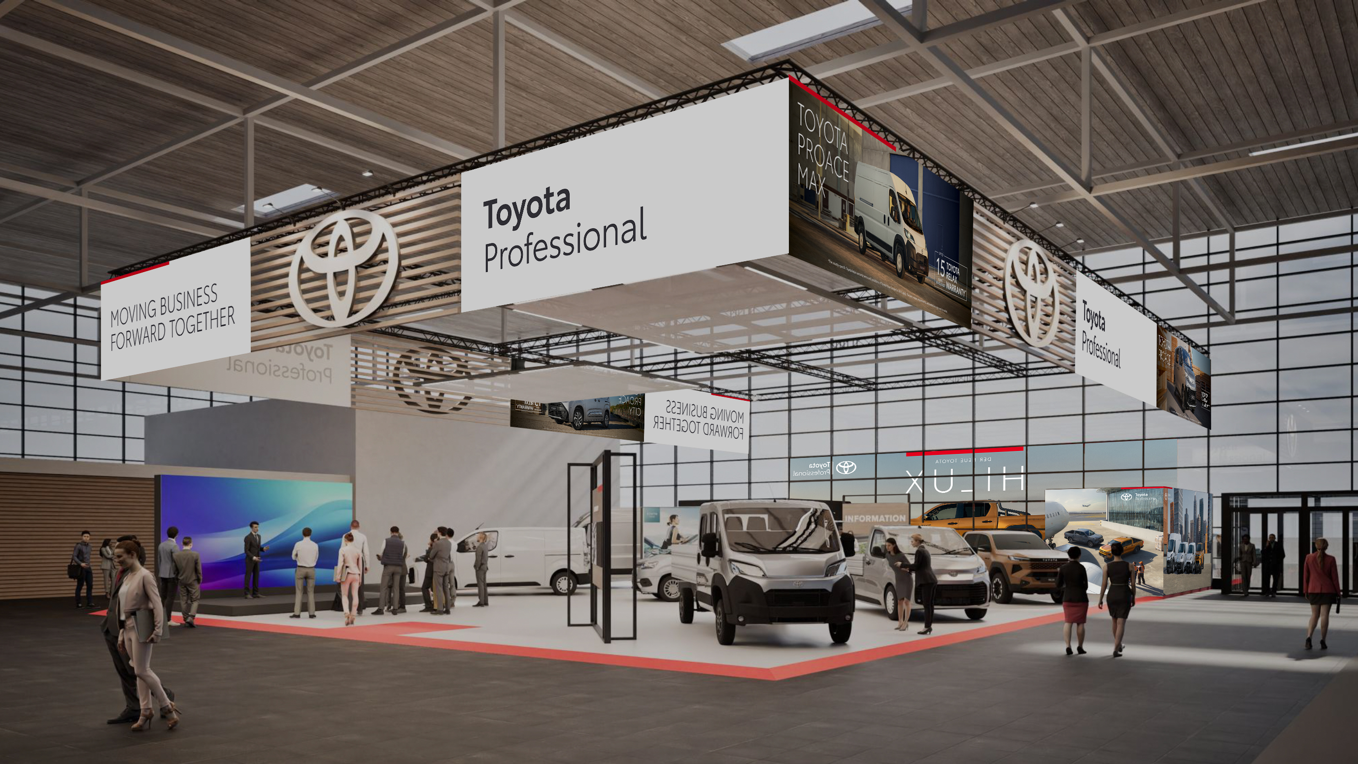Toyota Professional auf der IAA Transportation 2026: Einzigartige Antriebsvielfalt für jede Transportaufgabe<br>
Individuelle Mobilitätskonzepte für Handwerk, Gewerbe und Flotten stehen im Mittelpunkt des Messeauftritts