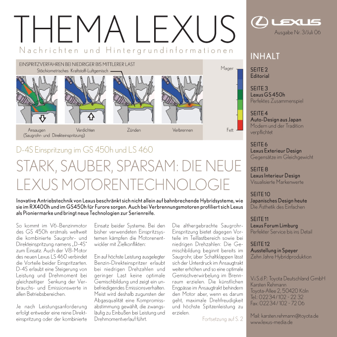 Lexus Newsletter 3/Juni 2006