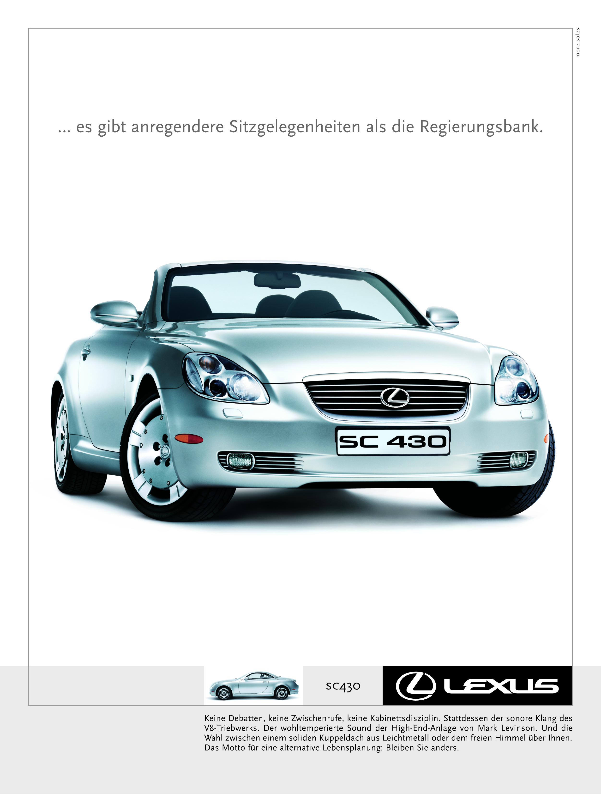 Lexus gratuliert dem Kanzler