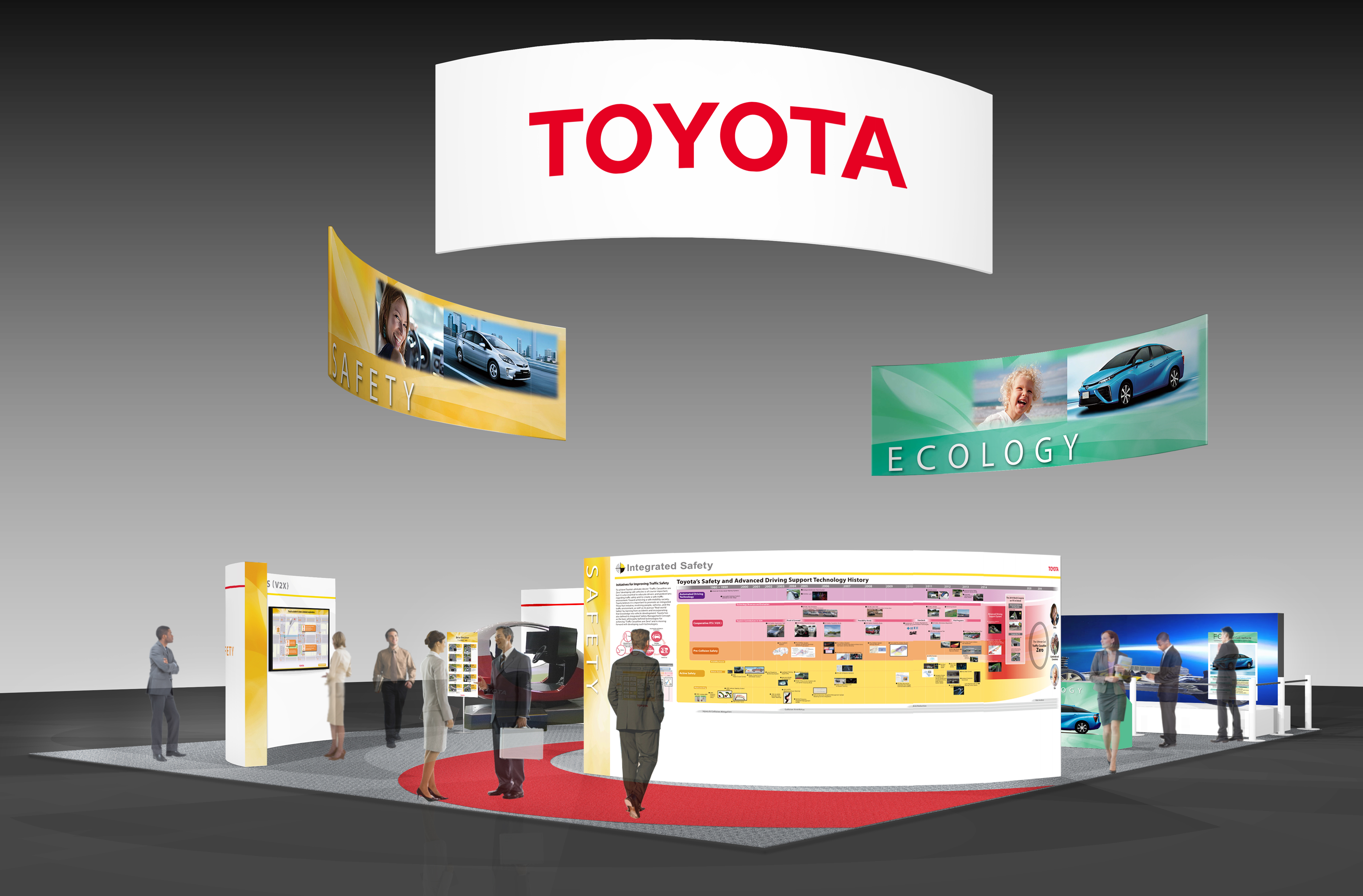 Toyota beim ITS World Congress 2014 in Detroit